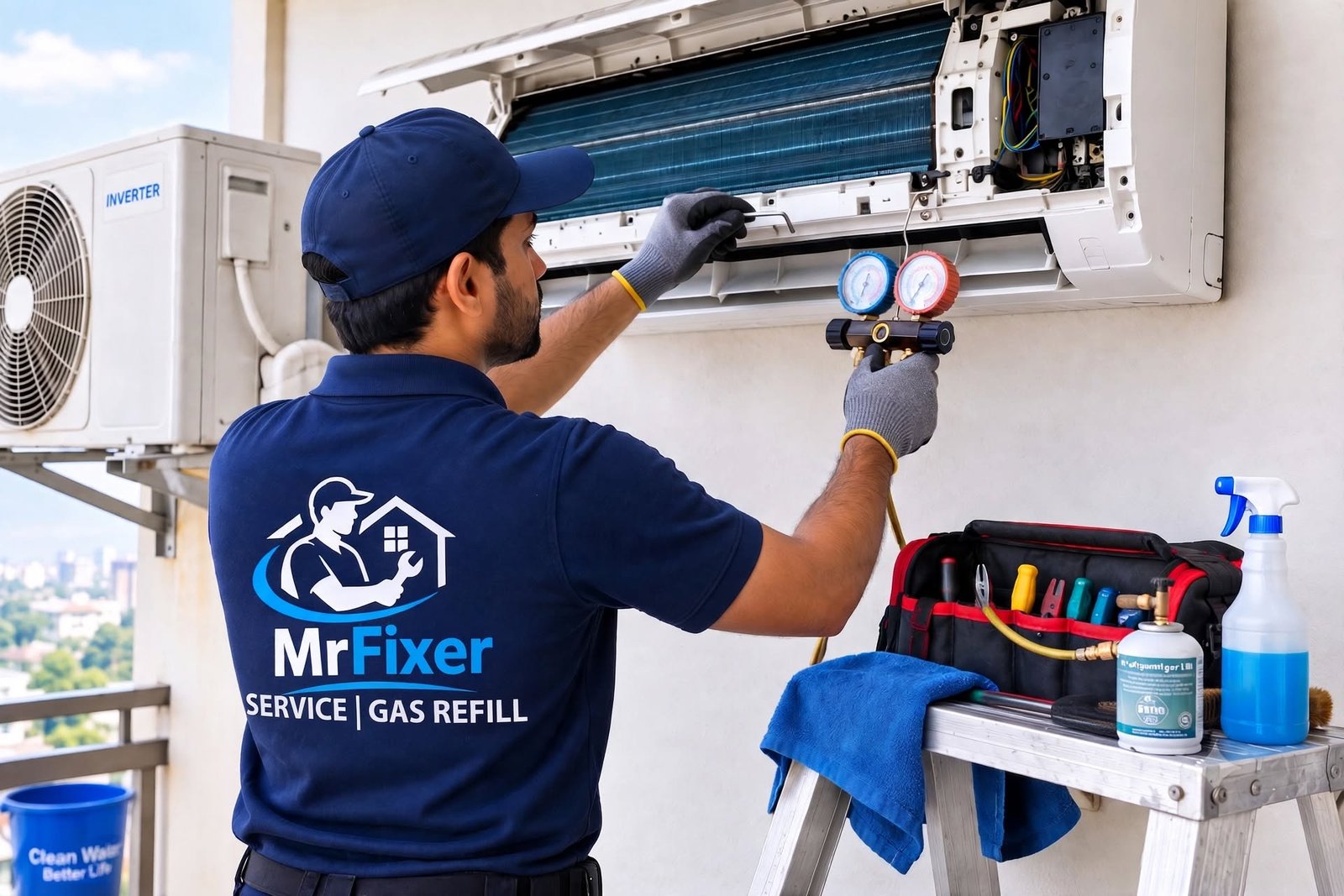 AC Service and Gas Refill package in Noida Extension